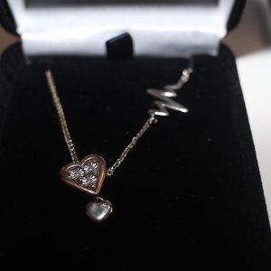 Kay Jewelers | Heart Beat Necklace | Rose Gold